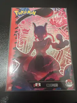 Mewtwo - Gold Holo Box Hit - Cards Top Rocket Set - Pokemon Card NM - Image 1