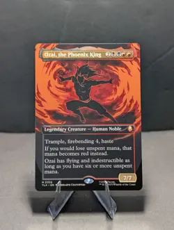 Ozai the Phoenix King Borderless #335 MTG Avatar Last Airbender Card - Image 1