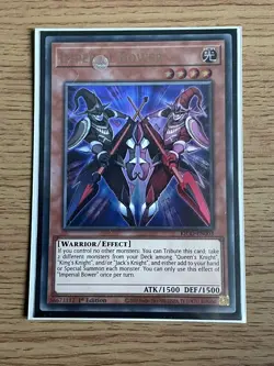 Yu-gi-oh Imperial Bower KICO-EN003 Ultra Rare 1st Edition NM card - Image 4