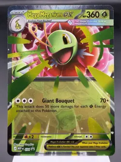 Mega Meganium ex MEP034 - Ultra Rare - Ascended Heroes Promo Pokemon Card MINT - Image 1