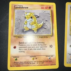 Lot Of 6 1999 Pokemon Cards Pikachu, Squirtle, Polliwag, Sandshrew, Ponyta, - Image 4