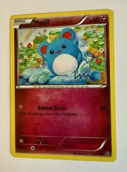 Marill 76/114 Common Steam Siege Lightly Played Pokemon Card TCG Single - Image 1