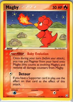 Magby 24/109 Non Holo Team Rocket Returns - Pokemon Card - NM - Image 1