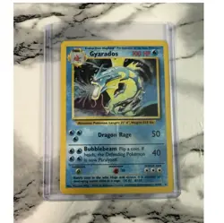 Pokemon Gyarados Base Set 006/102 Holo Rare 100 HP English Wizards Card - Image 1