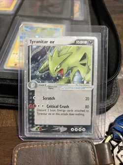 Pokemon TCG Tyranitar EX Pop Series 1 Holo Ultra Rare Card #17/17. 2004 - Image 1