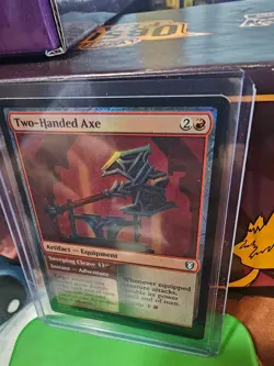 🪓 FOIL Two-Handed Axe - MTG Battle for Baldur's Gate - Rare - SHINY SMASH - Image 1