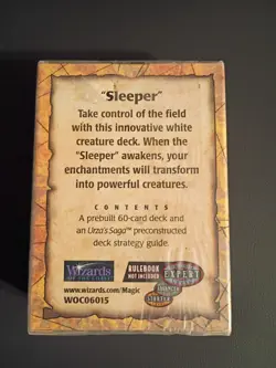 Magic the Gathering MTG Urza's Saga Preconstructed Deck "Sleeper" Sealed - Image 2