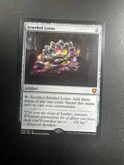 Jeweled Lotus *Commander Legends* MTG Magic the Gathering - Image 1
