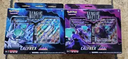 Pokemon TCG: Calyrex VMAX League Battle Deck, Ice Rider and Shadow Rider Combo 2 820650850424 - Image 1