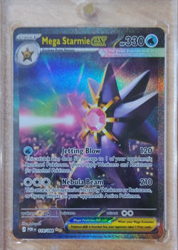 Pokemon TCG Mega Starmie EX Secret Rare Holo Full Art 118/088 Evolutions ENG - Image 1