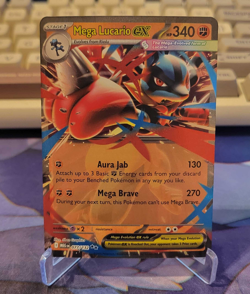 Pokemon TCG, Mega Lucario Ex 077/132 - Mega Evolution Base Set - Image 1