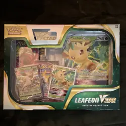 Pokemon TCG Leafeon VSTAR Special Collection Box Promo English 2022 290-85123 - Image 1