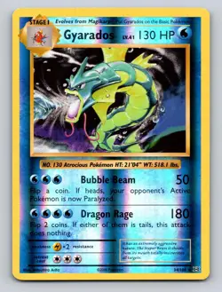 Gyarados 34/108 Rare 2016 XY Evolutions Pokemon Reverse Holo NM! - Image 1