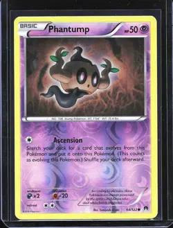 Pokemon TCG Phantump 64/122 BREAKpoint Reverse Holo B-0001 - Image 1