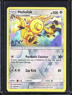 Pokemon TCG Heliolisk 180/236 Reverse Holo Cosmic Eclipse B-0002 - Image 1