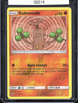 Pokemon TCG Sudowoodo 110/214 RH Lost Thunder B-0003 - Image 1