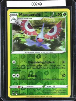 Pokemon TCG Masquerain 011/192 Reverse Holo Rebel Clash B-0004 - Image 1