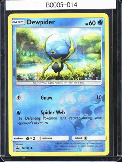 Pokemon TCG Dewpider 32/131 Forbidden Light Reverse Holo B0005 - Image 1