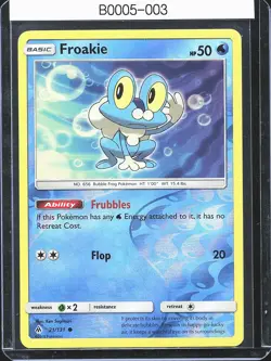 Pokemon TCG Froakie 21/131 Forbidden Light Reverse Holo B0005 - Image 1