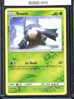 Pokemon TCG Snover 3/131 Forbidden Light Reverse Holo B0005 - Image 1
