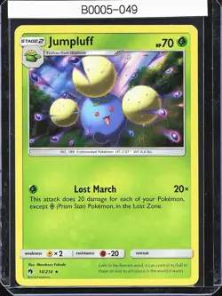 Pokemon TCG Jumpluff 14/214 Lost Thunder Holo B0005 - Image 1