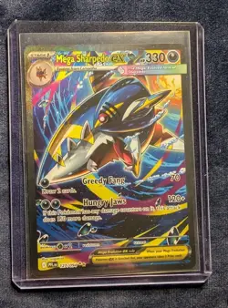 Pokemon 2025 Mega Evolution – Phantasmal Flames Mega Sharpedo EX SAR #127/94 - Image 2