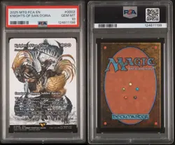 2025 MTG Final Fantasy Knights Of San D'oria Showcase #2 PSA 10 - Image 3