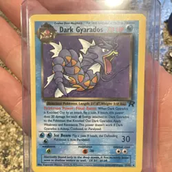Pokemon TCG 2000 Dark Gyarados Team Rocket 3/82 70 HP non holo - Image 1