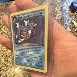 Pokemon TCG 2000 Dark Gyarados Team Rocket 3/82 70 HP non holo - Image 2