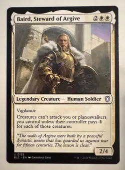 Baird, Steward of Argive [Bloomburrow Commander] Magic MTG - Image 1