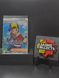 Pokemon Ethan's Adventure Ultra Rare Full Art Destined Rivals 221/182 NM - Image 1