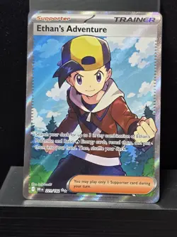 Pokemon Ethan's Adventure Ultra Rare Full Art Destined Rivals 221/182 NM - Image 2