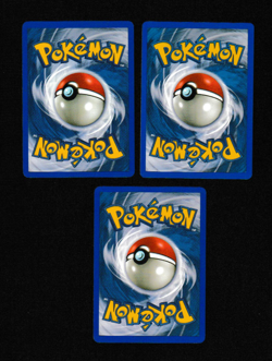 POKEMON 1999 First Edition LOT OF3 Gambler 60 Recycle 61 Mysterious 62 Fossil - Image 2