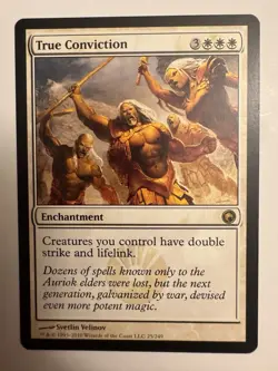 True Conviction 1x MtG Scars of Mirrodin LP Magic - Image 1