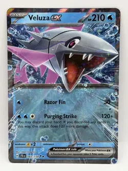 Veluza ex 043/159 Journey Together NM Double Rare Holo Pokemon TCG - Image 1