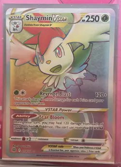 Pokemon Shaymin VSTAR Secret Rare Holo 173/172 Brilliant Stars 250 HP English - Image 1