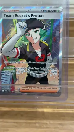 Pokemon Tcg Team Rocket’s Proton 227/182 Full Art Destined Rivals - Image 2