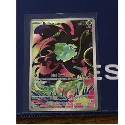 Pokemon Bulbasaur 133/132 Me01 Illustration Rare Full Art Holo English 80 HP - Image 1