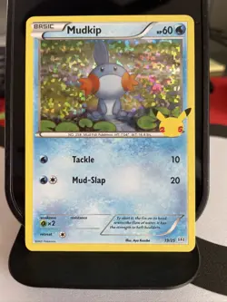 19/25 Mudkip HOLO Pokemon 25th McDonald's Promo - Pack Fresh - Image 2