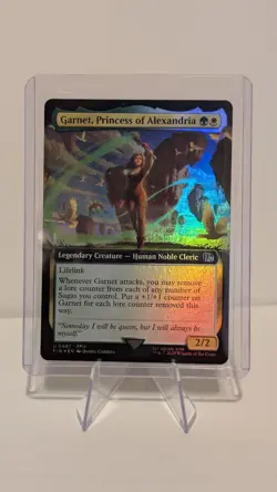 MTG Final Fantasy Garnet, Princess of Alexandria 0487 Extended Art Foil - Image 1