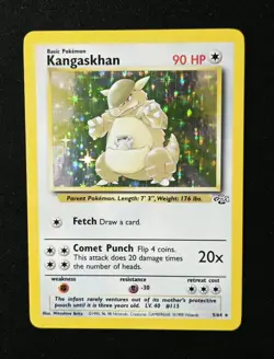 Kangaskhan 5/64 Jungle - Holo Rare Unlimited Edition - Pokemon WoTC 1999 - Image 1