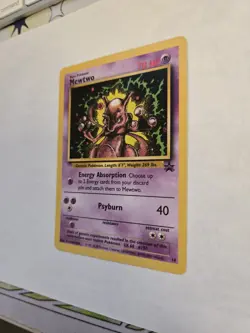 Mewtwo ⭐ 14 Wizards Black Star Promo Vintage WOTC 1999 Pokemon LP - Image 3