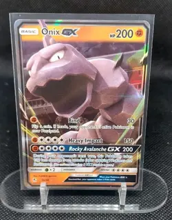 Pokemon TCG Onix GX Hidden Fates 36/68 Holo Ultra Rare - Image 1