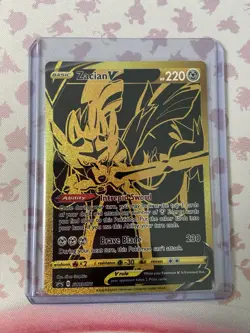 Pokemon TCG Zacian V SWSH076 & Zamazenta V SWSH077 Ultra Rare Promo NM - Image 2