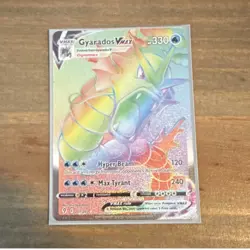Pokemon Gyarados VMAX Secret Rare 207/203 Evolving Skies Holo Full Art 330HP - Image 1