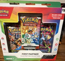 Pokemon TCG First Partner Illustration Collection Series 1 Box Charmander 2024 - Image 1
