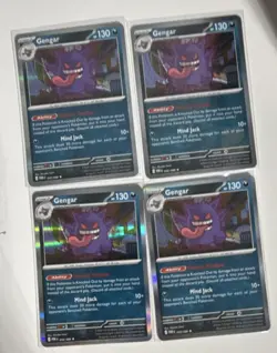 Pokemon TCG Gengar 050/088 Holo Rare Perfect Order English (Lot of 4) - Image 3