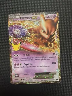 1x Pokemon Sword & Shield Celebrations Mewtwo EX 54/99 Classic Collection - Image 1
