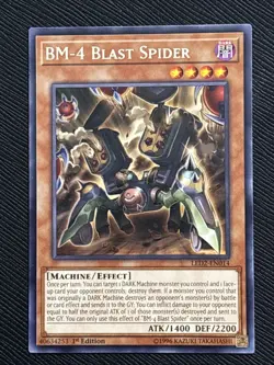 BM-4 Blast Spider LED2-EN014 Ancient Millennium 1st Edition Rare LP - Image 1