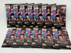 13X One Piece TCG English OP-09 Emperors in the New World Sealed Booster Packs - Image 1
